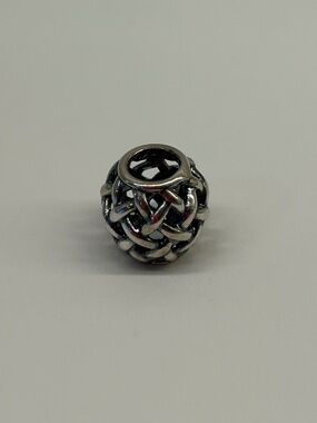 Authentic Retired Sterling Silver Pandora Forever Entwined Charm Bead